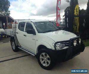 2010 Mitsubishi Triton MN MY10 GLX White Automatic 4sp A Dual Cab Utility