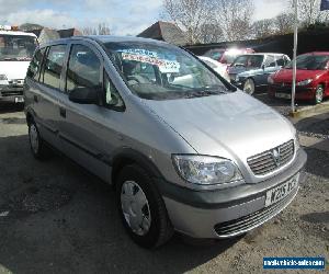 2000 VAUXHALL ZAFIRA 1.6 16V SILVER 7 SEATER