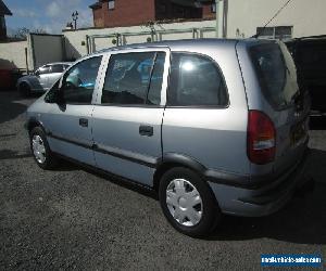 2000 VAUXHALL ZAFIRA 1.6 16V SILVER 7 SEATER