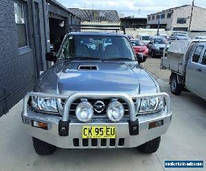 2002 Nissan Patrol GU III ST (4x4) Silver Manual 5sp M Wagon