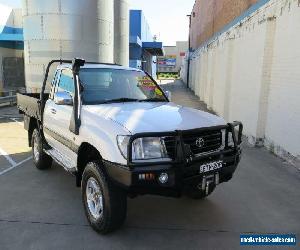 1999 Toyota Landcruiser HZJ105R GXL White Manual 5sp M Cab Chassis