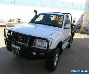 1999 Toyota Landcruiser HZJ105R GXL White Manual 5sp M Cab Chassis