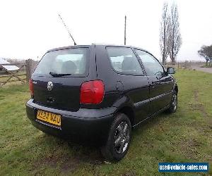 2001 VOLKSWAGEN POLO E 1.4 PETROL AUTOMATIC BLACK 3 DOOR HATCHBACK 