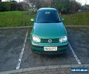 2001 VOLKSWAGEN GOLF TDI SE GREEN