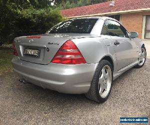 MERCEDES BENZ 1999 SLK230 KOMPRESSOR SILVER 5 SPEED AUTO COUPE R170