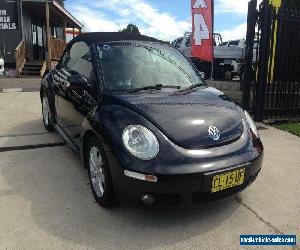 2007 Volkswagen Beetle 9C MY06 Upgrade Cabriolet Black Automatic 8sp A