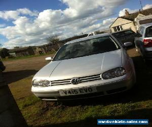 1999 VOLKSWAGEN GOLF V5 SILVER - Spares or Repair