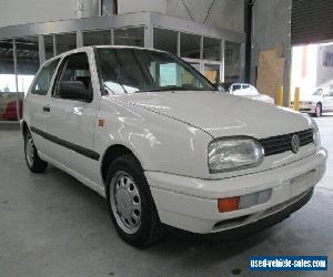 1996 Volkswagen Golf CL White Manual 5sp M Hatchback