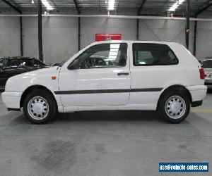 1996 Volkswagen Golf CL White Manual 5sp M Hatchback