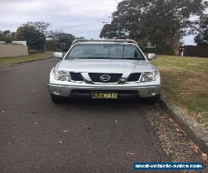 Nissan Navara King Cab 4x4 Silver 2008 Ute Manual Turbo Diesal