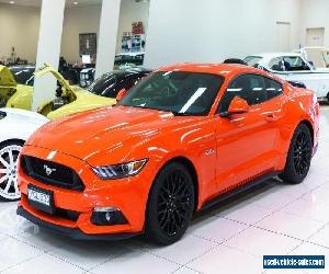 2016 Ford Mustang FM Fastback GT 5.0 V8 Competition Orange Automatic 6sp A