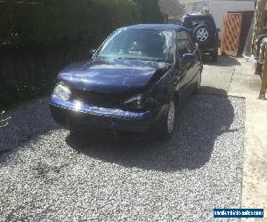 1999 VOLKSWAGEN GOLF CABRIOLET AV-GE BLUE Spares or repairs 