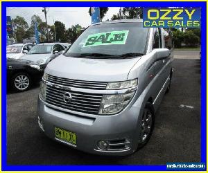 2003 Nissan Elgrand E51 Silver Automatic 5sp A Wagon