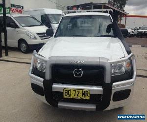 2008 Mazda BT-50 08 Upgrade B3000 DX (4x4) White Manual 5sp M Cab Chassis