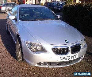 SILVER BMW 6 SERIES3.0 630i SPORT 2dr AUTO COUPE- 1ST REGD2/2/07 -MOT-OWNERS MAN