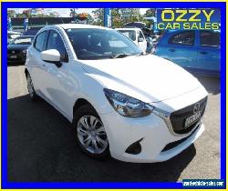 2014 Mazda 2 DJ Neo Pearl White Automatic 6sp A Hatchback for Sale