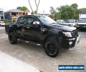 2015 Ford Ranger PX XLT 3.2 (4x4) Black Automatic 6sp A Dual Cab Utility