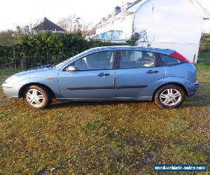 Ford Focus Zetec 1.6 petrol blue