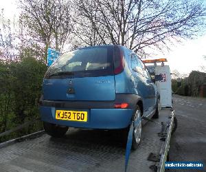 vauxhall corsa 1.2 spares or repair