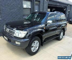 2006 Toyota Landcruiser UZJ100R Upgrade Sahara (4x4) Black Automatic 5sp A