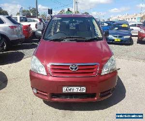 2002 Toyota Avensis ACM20R Verso GLX Red Automatic 4sp A Wagon