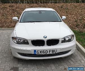 White BMW 1 Series 2.0L 118d SE 5dr