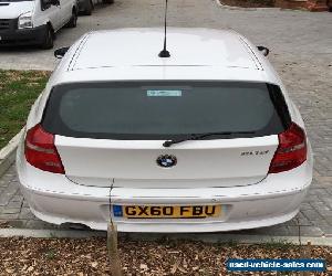 White BMW 1 Series 2.0L 118d SE 5dr