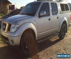 NISSAN NAVARA ST-X D40 2.5L TURBO DIESEL DUAL CAB 4X4 ENGINE DAMAGED REPAIRABLE