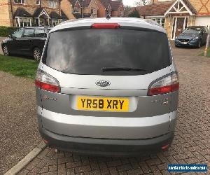 2008/58 FORD S-MAX TITANIUM 2 .0 TDCI 140 AUTO 5DR SILVER 7 SEAT AC ALLOYS 94k 