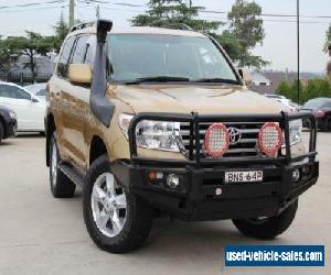 2009 Toyota Landcruiser VDJ200R 09 Upgrade Sahara (4x4) Gold Automatic 6sp A