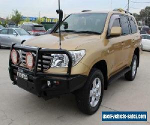 2009 Toyota Landcruiser VDJ200R 09 Upgrade Sahara (4x4) Gold Automatic 6sp A