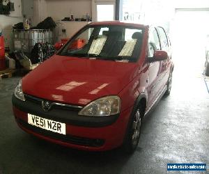 2002 VAUXHALL CORSA ELEGANCE 16V RED