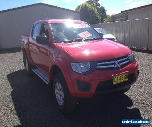 2013 MITSUBISHI TRITON GLX DUAL CAB 4WD TURBO DIESEL