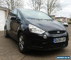2008 FORD S-MAX ZETEC TDCI 6G BLACK 7 SEATER for Sale