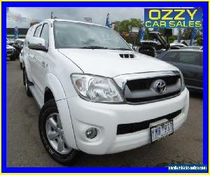 2011 Toyota Hilux KUN26R MY11 Upgrade SR5 (4x4) Glacier White Automatic 4sp A