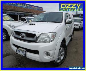 2011 Toyota Hilux KUN26R MY11 Upgrade SR5 (4x4) Glacier White Automatic 4sp A