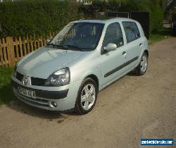 AUTOMATIC 2003 RENAULT CLIO PRIVILEGE 16V SILVER for Sale