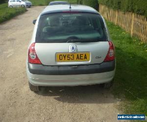 AUTOMATIC 2003 RENAULT CLIO PRIVILEGE 16V SILVER