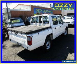 2001 Toyota Hilux RZN149R White Automatic 4sp A Dual Cab Pick-up