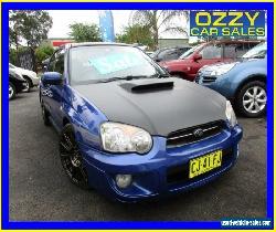 2003 Subaru Impreza MY03 RX (AWD) Blue Manual 5sp M Sedan for Sale