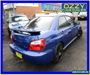 2003 Subaru Impreza MY03 RX (AWD) Blue Manual 5sp M Sedan