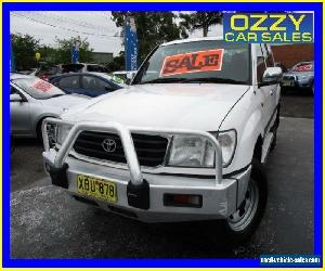 2000 Toyota Landcruiser FZJ105R GXL (4x4) White Manual 5sp M Wagon