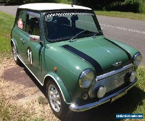 1999 Rover Mini Light Green and white roof and light green leather