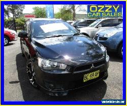 2008 Mitsubishi Lancer CJ MY09 VR-X Sportback Black Manual 5sp M Hatchback for Sale