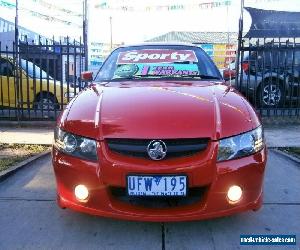 2006 Holden Commodore VZ MY06 Upgrade SS Thunder Red Automatic 4sp A Utility