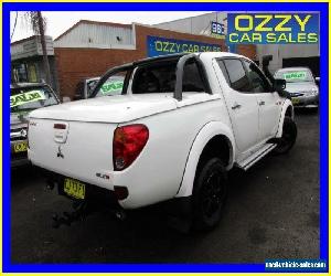 2007 Mitsubishi Triton ML MY08 GLX-R (4x4) White Manual 5sp M