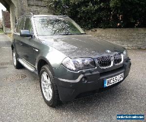 2005 BMW X3 3.0D SE 6 SPEED AUTO DIESEL IN METALLIC GREEN