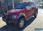 2006 MITSUBISHI TRITON GLX-R DUAL CAB 4X4 2.5L TURBO DIESEL LIGHT DAMAGED DRIVES for Sale