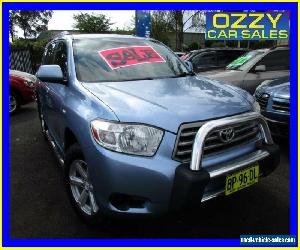 2008 Toyota Kluger GSU40R KX-R (FWD) 7 Seat Blue Automatic 5sp A Wagon