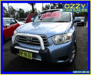 2008 Toyota Kluger GSU40R KX-R (FWD) 7 Seat Blue Automatic 5sp A Wagon